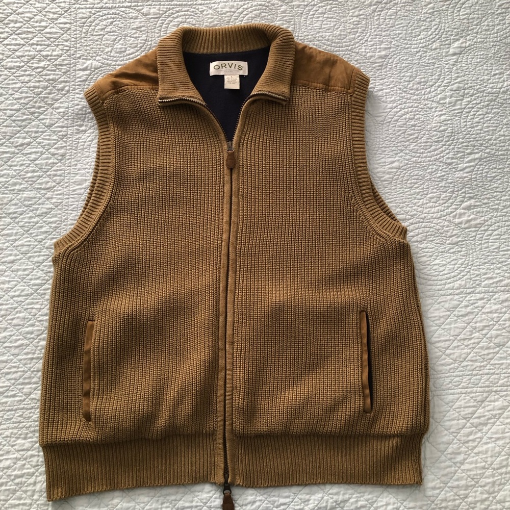 Orvis Mechanics Foul Weather vest. Size large.